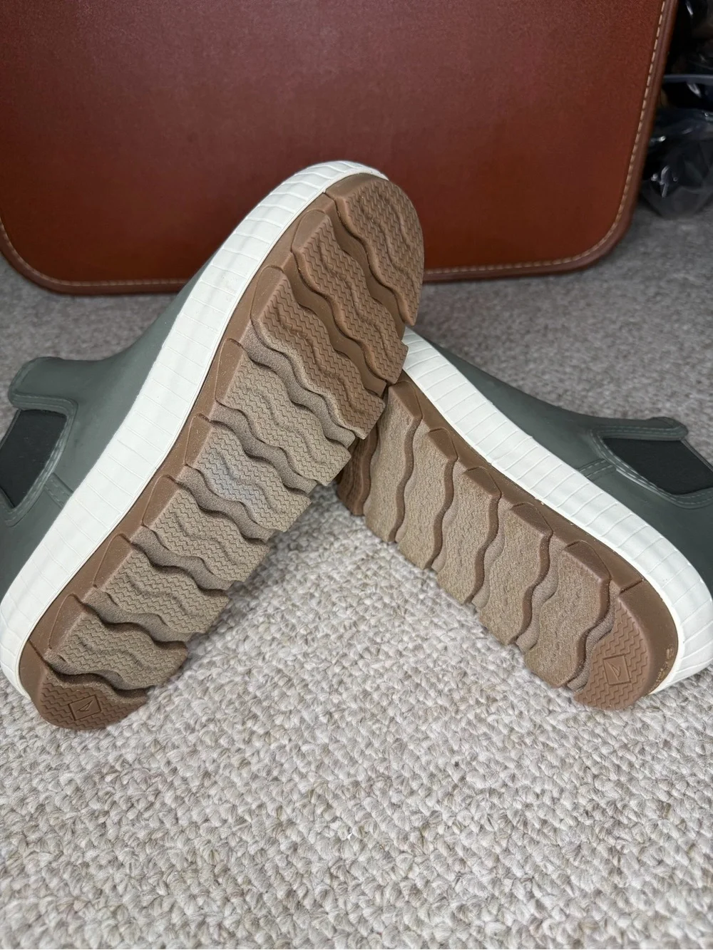 Sperry rubber rain boots